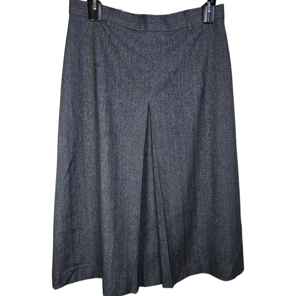 Conrad C Collection Stretch Charcoal A-Line Women's Skirt Size 14